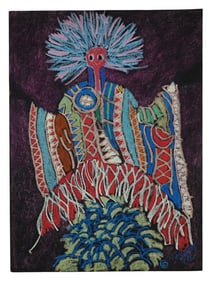 AN ARTHUR BEATTY, AFRICAN-AMERICAN GRAPHIC PAINTING