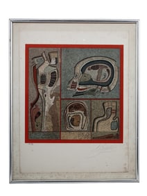 A COLORED LITHOGRAPH BY CHEMIAKIN, RUSSIAN, 20TH CENTURY