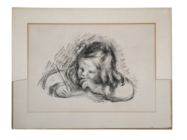PIERRE AUGUSTE RENOIR "LE PETIT GARCON AU PORTE-PLUME"