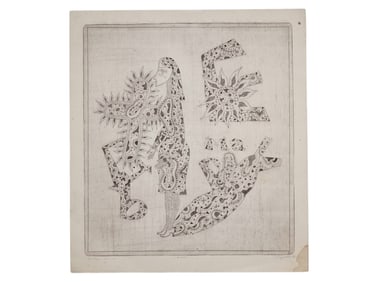 A 1973 RUSSIAN ART, LIMITED ED SIGNED ENGRAVING BY OLEG LIAGATCHEV