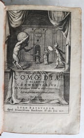 1645 COMEDIES BY PLAUTUS ANTIQUE