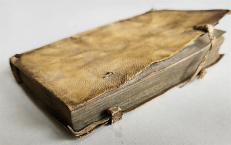 1768 THEOLOGY IN SPANISH ANTIQUE VIVA JESUS VELLUM BOUND