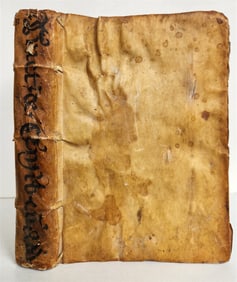 1606 LAW TREATISE ON TAXES ANTIQUE VELLUM BOUND TRACTATUS DE CENSIBUS