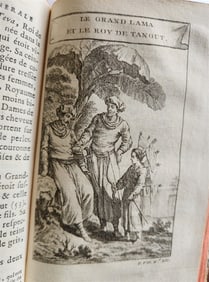 1749 HISTOIRE DES VOYAGES ANTIQUE VOL. 27 ILLUSTRATED TRAVELS TO SIBERIA RUSSIA