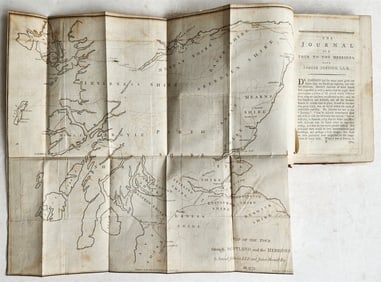 1786 TOUR TO HEBRIDES JOURNAL W/SAMUEL JOHNSON BY JAMES BOSWELL ANTIQUE W/MAP