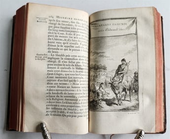 1749 HISTOIRE DES VOYAGES ANTIQUE VOL.26 CENTRAL ASIA UZBEKISTAN TARTARIE W/MAPS