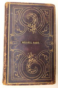 1849 HYMNS FOR METHODIST CHURCH ANTIQUE AMERICANA DECORATIVE FEMALE PROVENANCE