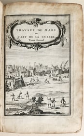 1684 MILITARY HISTORY ILLUSTRATED ANTIQUE LES TRAVAUX DE MARS L'ART DE LA GUERRE