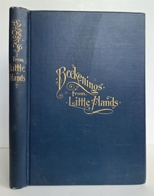 1893 BECKONINGS FROM LITTLE HANDS ANTIQUE POETRY NUMBERED COPY PRIVATELY PRINTED