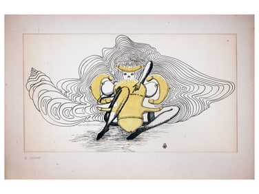 A RUSSIAN EROTIC DRAWING BY V. SYSOEV, 1937-2006