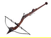 A SCARCE ENGLISH EARLY 18TH C. STONEBOW / CROSSBOW