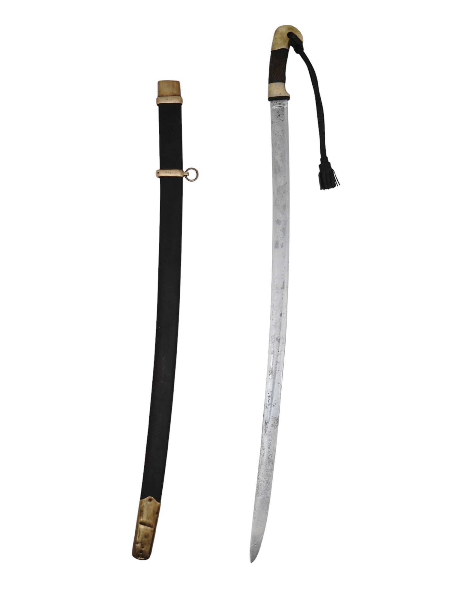 AN IMPERIAL RUSSIAN SHASHKA SWORD WITH SCABBARD AND TASSEL, C. 1904 (1 of 13)