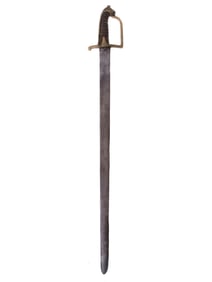A RARE RUSSIAN STRAIGHT SWORD REIGN OF CATHERINE THE GREAT