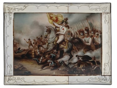 A NAPOLEONIC MINIATURE PAINTING OF ARCHDUKE CHARLES OF AUSTRIA, 19TH CEN.