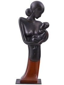 A BRONZE FIGURE ATTRIBUTED TO WERKSTÄTTE HAAGENAUER, AUSTRIA, CA. 1930