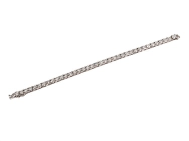 A 14.5 K GSI1 HSI1 DIAMOND WHITE GOLD BRACELET