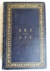 1877 EXPOSITION OF THE CREED ANTIQUE DECORATIVE LEATHER BINDING