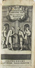 1640S TERENCE COMEDIES POETRY ANTIQUE PUBLIUS TERENTIUS AFER VELLUM BINDING