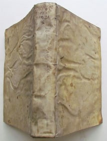 1671 VELLUM BOUND FOLIO ENCYCLOPEDIA UNIVERSAE THEOLOGICAE MORALIS ANTIQUE LATIN