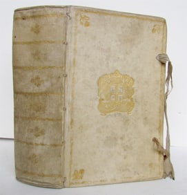 1784 POMPONIUS MELA CLASSICAL LATIN WORKS ANTIQUE SCHOOL PRIZED VELLUM BINDING