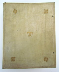 1726 VALERIUS MAXIMUS ANTIQUE FACTORUM DICTORUMQUE MEMORABILIUM VELLUM BINDING