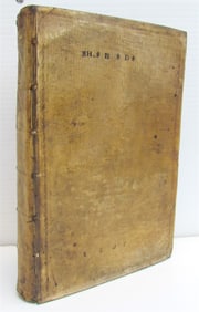 1607 LAW BOOK BY JOSEPHI MASCARDI ANTIQUE FOLIO VELLUM BOUND
