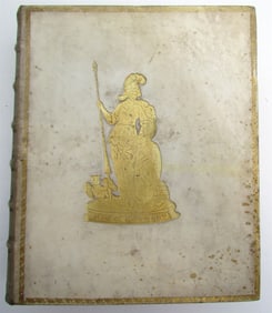 1726 FACTORUM DICTORUMQUE V. MAXIMUS ANTIQUE W/ HAGUE COAT OF ARMS VELLUM LATIN