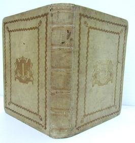 1708 TIBULLUS LATIN POETRY ARMORIAL VELLUM BINDING ANTIQUE ILLUSTRATED