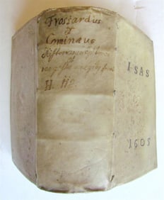 1594 FRENCH HISTORY ANTIQUE VELLUM FROSSARDUS IN BREVEM HISTORIARUM MEMORABILIUM