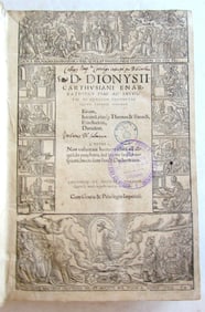 1548 BOOK OF PROPHETS COMMENTARIES BY DIONYSIUS CARTHUSIAN ANTIQUE FOLIO VELLUM