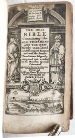 1640 BIBLE IN ENGLISH OLD & NEW TESTAMENT ANTIQUE LONDON ROBERT BARKER JOHN BILL