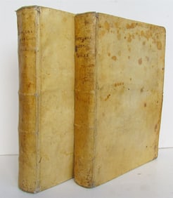 1698 HISTORY OF EUROPE WARS FROM 1683 OTTOMAN INVASION IN HUNGARY ANTIQUE 2 VOL.
