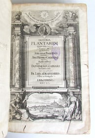 1651 HISTORIAE PLANTARUM UNIVERSALIS V.2 BY J. BAUHIN ANTIQUE BOTANY ILLUSTRATED