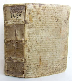 1499 INCUNABULA ROSELLA CASUUM MANUAL FOR CONFESSORS BY B. TROVAMALA INCUNABLE
