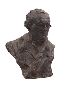 BORIS ARONSON 1900-1980, A PLASTER BUST OF RICHARD WAGNER (1813-1883)