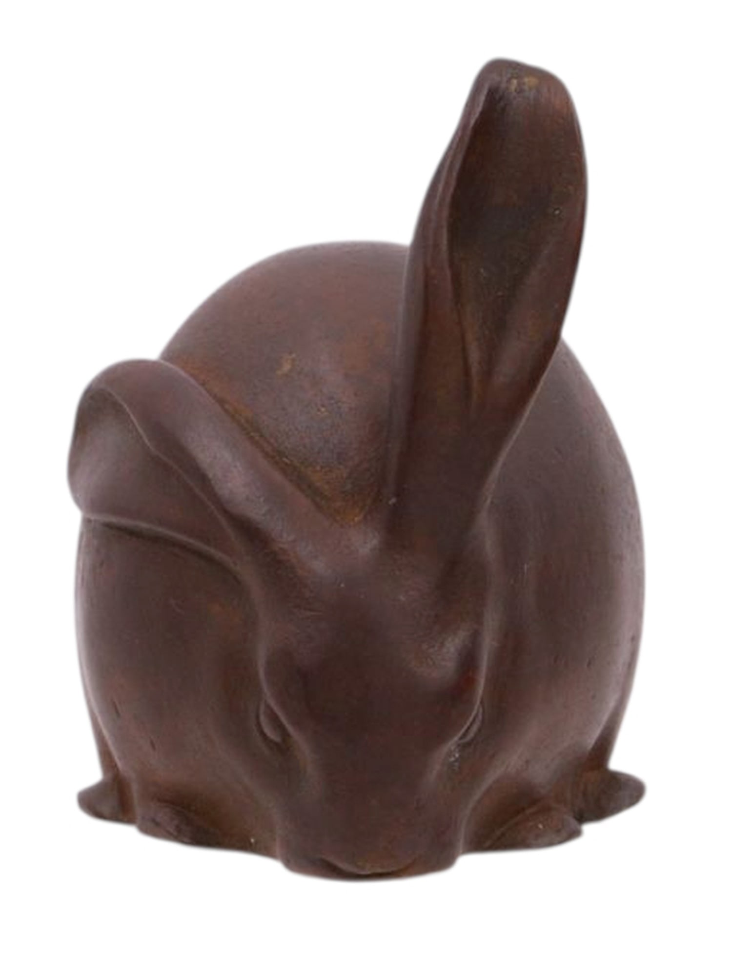 A JAPANESE BRONZE FIGURE OF A RABBIT (1 of 4)