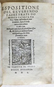 1550 EXPOSITION ON THE CREED ANTIQUE 16TH CENTURY VELLUM BINDING