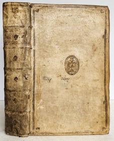 1581 HISTORIAE ECCLESIASTICAE SCRIPTORE GRAECI ANTIQUE VELLUM BOUND FOLIO 16TH C