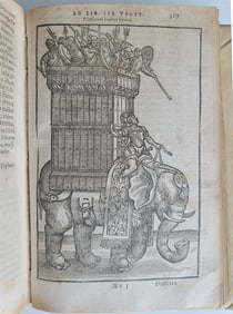 1592 MILITARY HISTORY FULLY ILLUSTRATED ANTIQUE PLANTIN DE RE MILITARI LIBRI IV