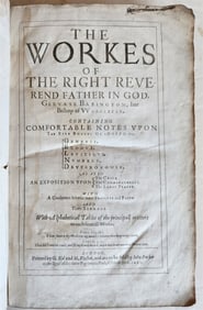 1622 THE WORKES OF THE RIGHT REVEREND FATHER IN GOD BABINGTON ANTIQUE IN ENGLISH