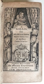 1629 SIVE FRANCORUM REGIS ANTIQUE FRENCH HISTORY ELZEVIER FRANCE FINE BINDING
