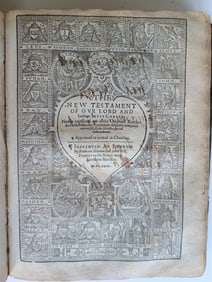 1629/1630 BIBLE IN ENGLISH ANTIQUE PRINTED BY BONHAM NORTON & JOHN BILL