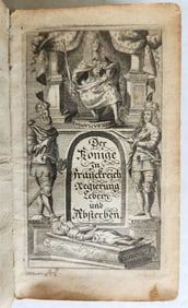 1671 LIFE REIGN & DEATH OF KINGS OF FRANCE ANTIQUE ILLUSTRATED W/ 66 PPORTRAITS