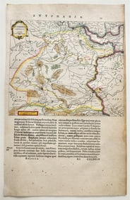 1680S MAP OF ZUTPHEN NETHERLANDS ANTIQUE GELDRIAE & ZUTPHANIAE COMITUM & DUCUM
