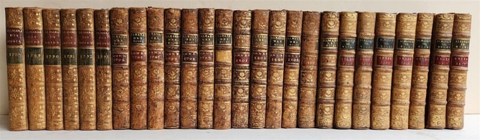 1788-1815 ALMANACH DES MUSES 26 VOLUMES ANTIQUE POETRY LITERATURE DECORATIVE