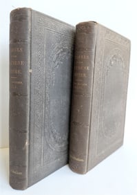 1855 A JOURNEY THROUGH CHINESE EMPIRE BY M. HUC ANTIQUE 2 VOLUMES W/ MAP