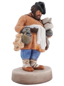 A RUSSIAN PORCELAIN FIGURE, GARDNER, CIRCA 1880