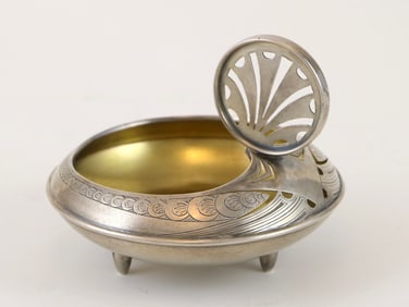 RUSSIAN ART NOUVEAU SILVER KOVSH, BOLIN 1899-1908