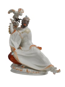 MEISSEN PORCELAIN FIGURE, PAUL SCHEURICH, 1952