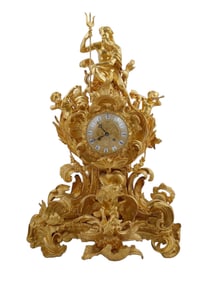 FRENCH ORMOLU MANTEL CLOCK, H. PICARD, 19TH CENT.
